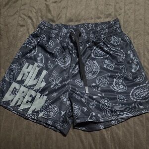 Gray Paisley Kill Crew Shorts